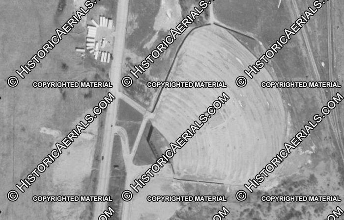 South Dort Drive-In Theatre - 1967 Aerial (newer photo)